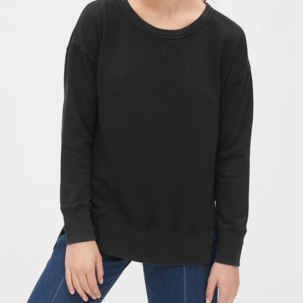 Tall Gap Vintage Soft Pullover Tunic Sweatshirt M